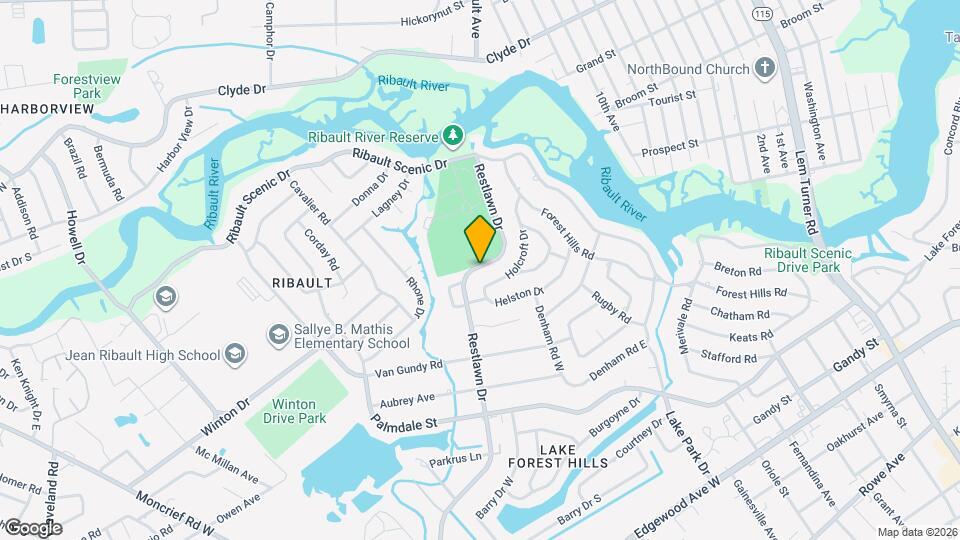 6773 Restlawn Dr Mapa y Detalles de la Ubicación