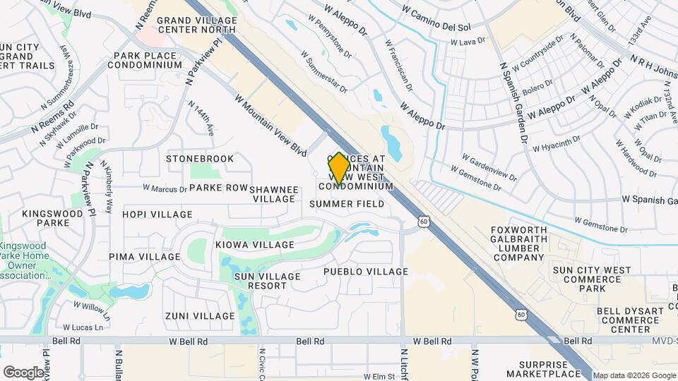 14073 W Cornerstone Trail Mapa y Detalles de la Ubicación