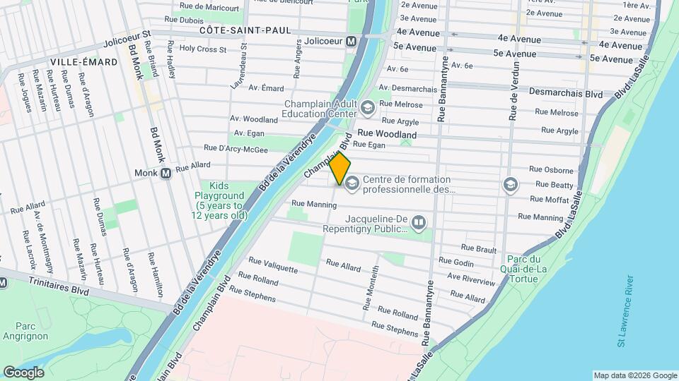 5700 Beurling Rue Map and Location Details