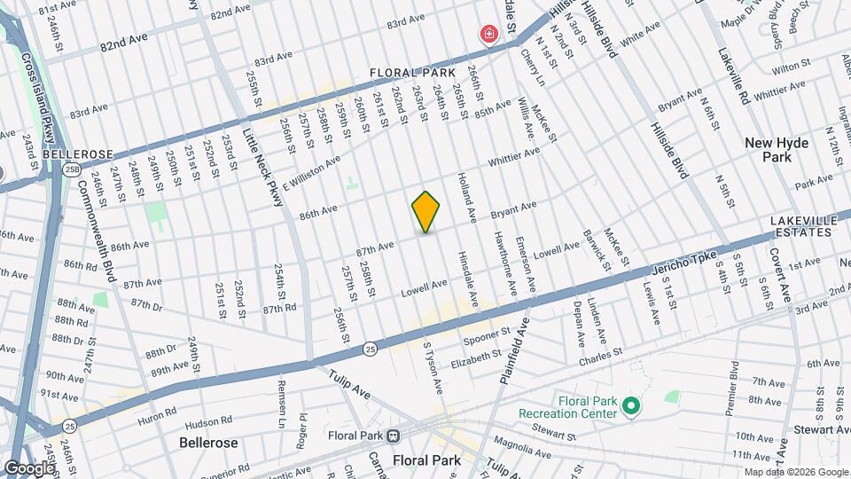 190 Bryant Ave Mapa y Detalles de la Ubicación