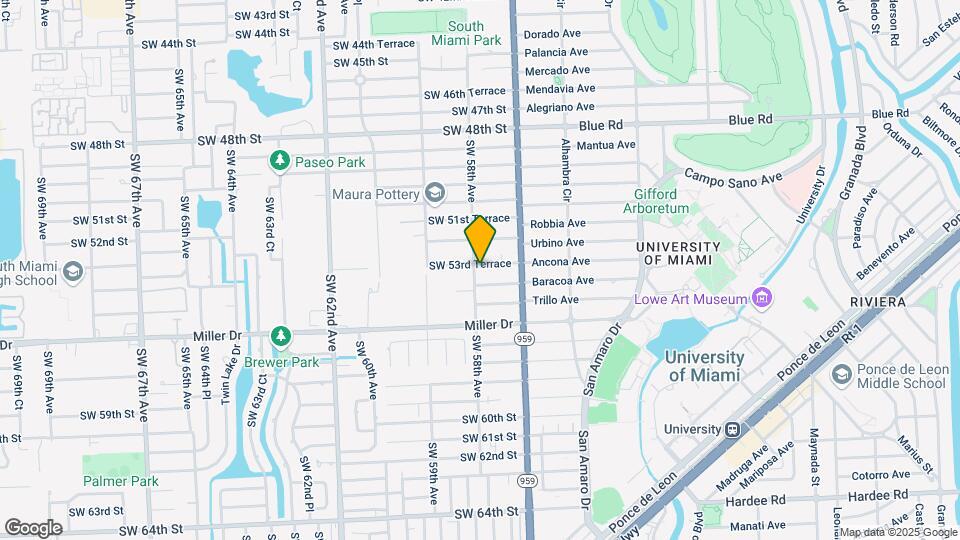 5780 SW 53rd Terrace Map and Location Details