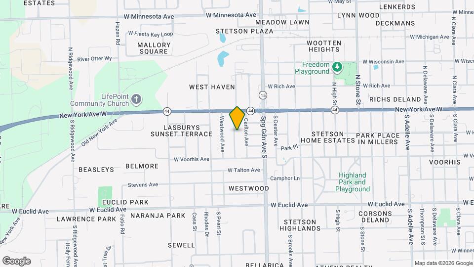 121 Leon Ave Map and Location Details