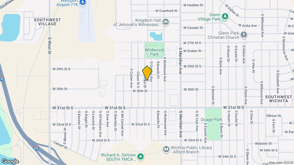 3024 S St Paul St Map and Location Details