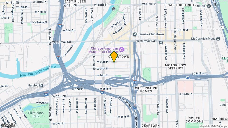 2340-2342 S Princeton Ave Map and Location Details