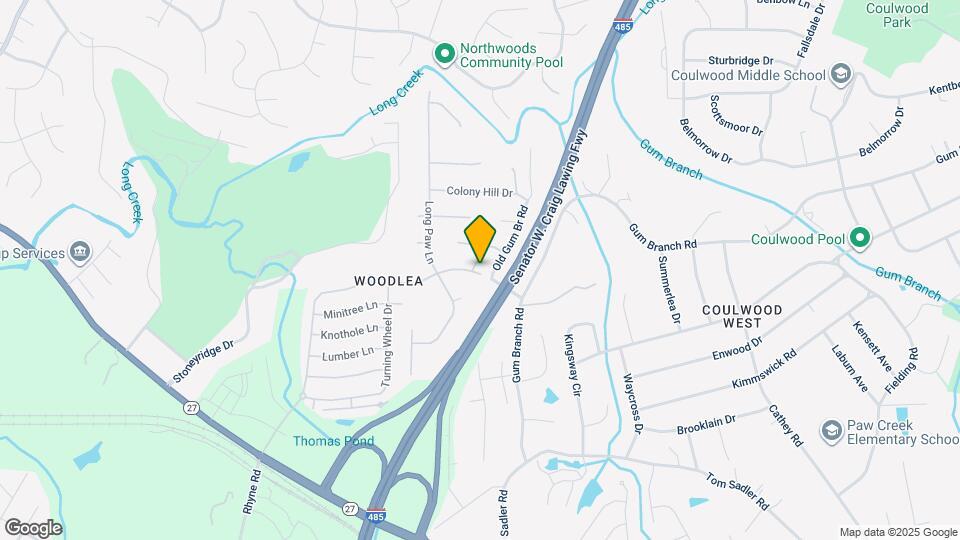 1421 Moondance Ln Map and Location Details