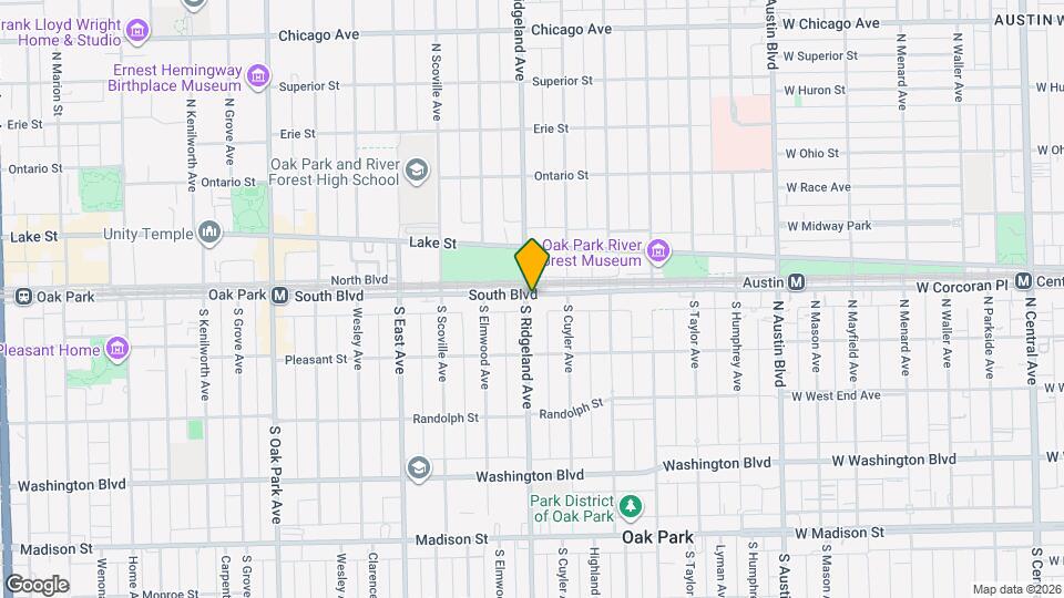 106 S Ridgeland Ave Map and Location Details