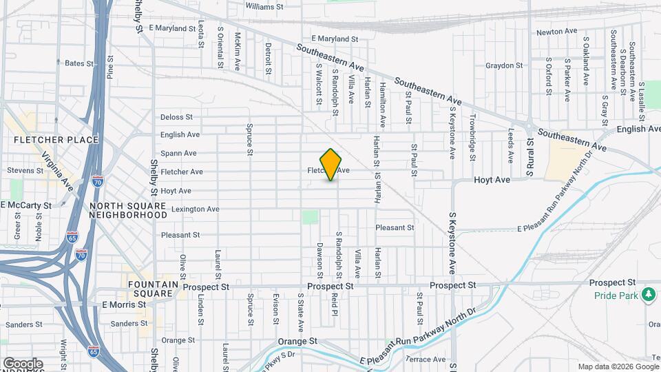 1828 Hoyt Ave Map and Location Details