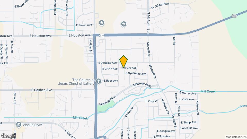 833 N Crumal St Map and Location Details