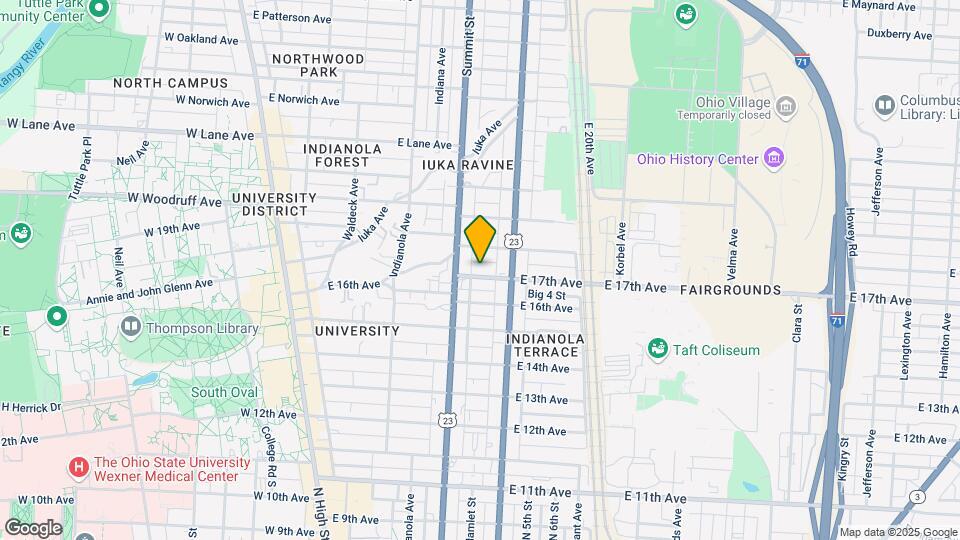 302-318 E 17th Ave Mapa y Detalles de la Ubicación