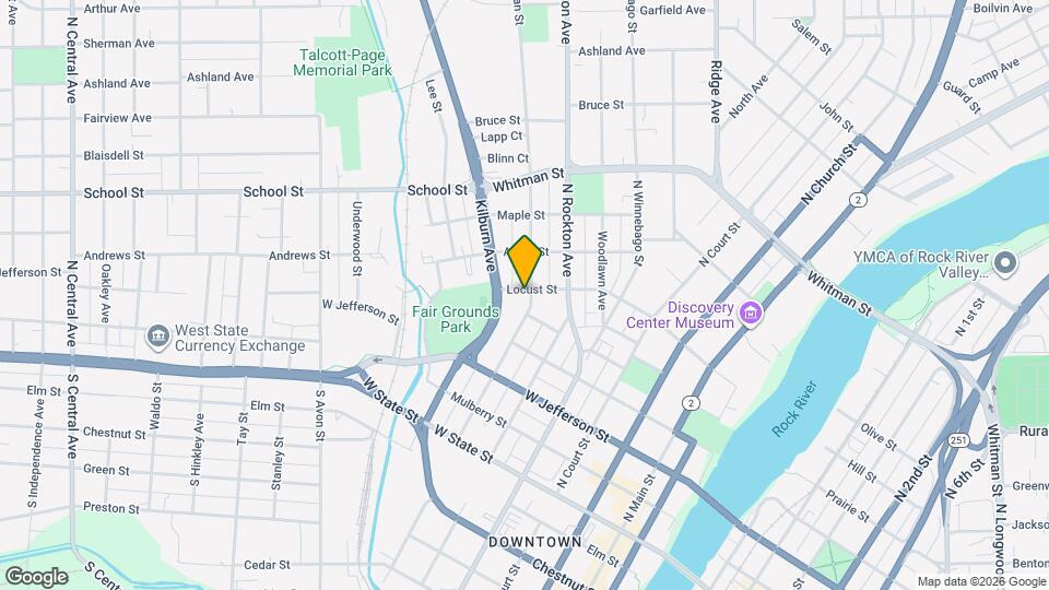 528 N Horsman St Map and Location Details