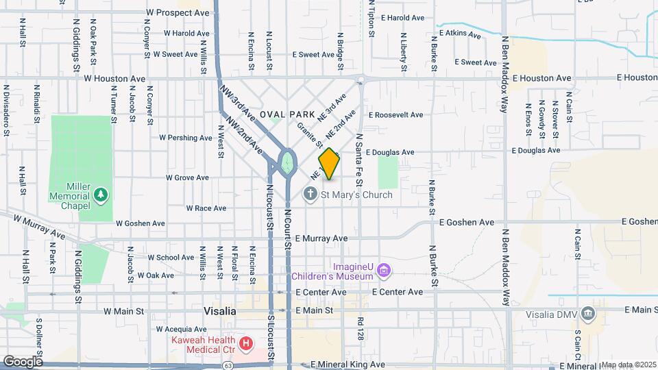 624 N Garden St Map and Location Details
