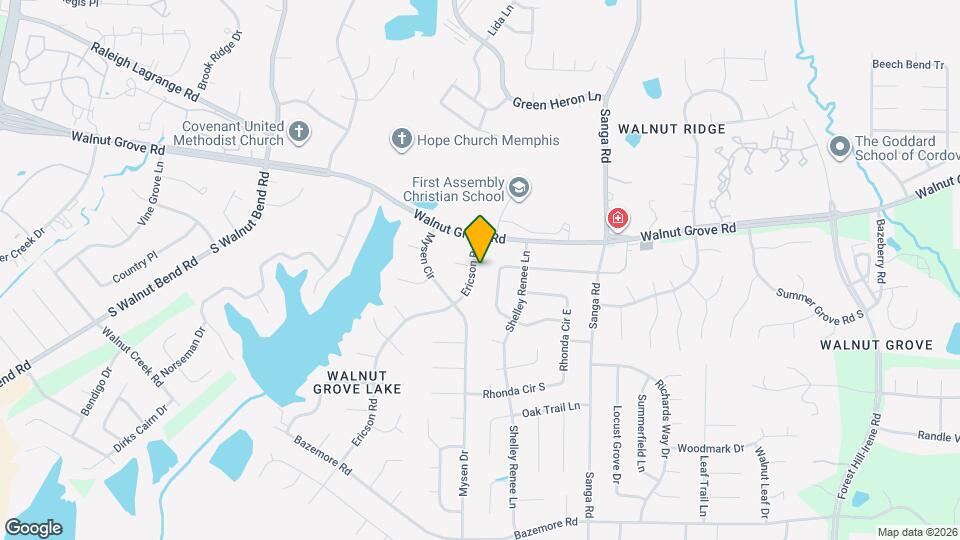 114 Ericson Rd Map and Location Details