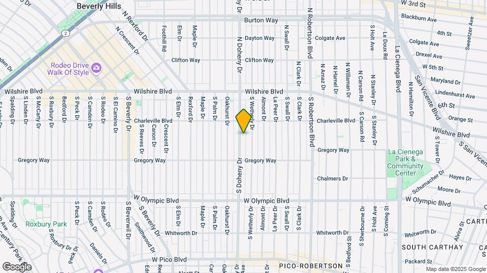 228 S Doheny Dr Map and Location Details