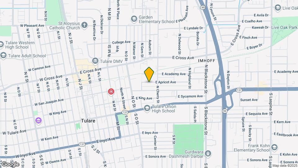 741 E Apricot Ave Map and Location Details