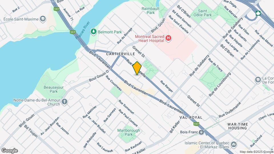 6077 Émile-Nelligan Map and Location Details