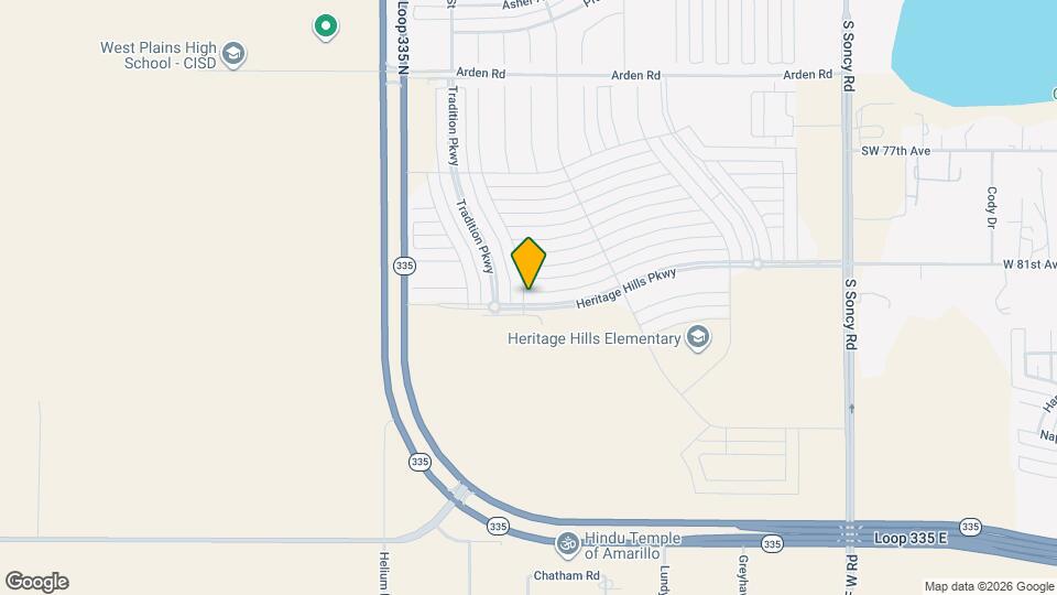 9704 Heritage Hills Pkwy Mapa y Detalles de la Ubicación