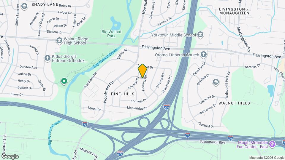 1843 Fleming Rd Map and Location Details