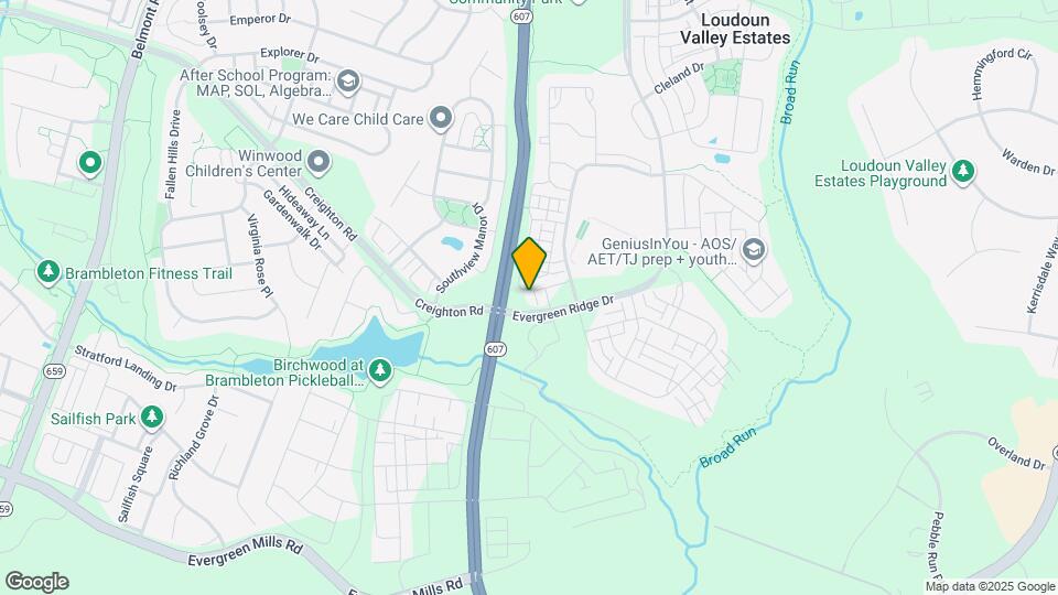 23445 Millville Woods Square Map and Location Details