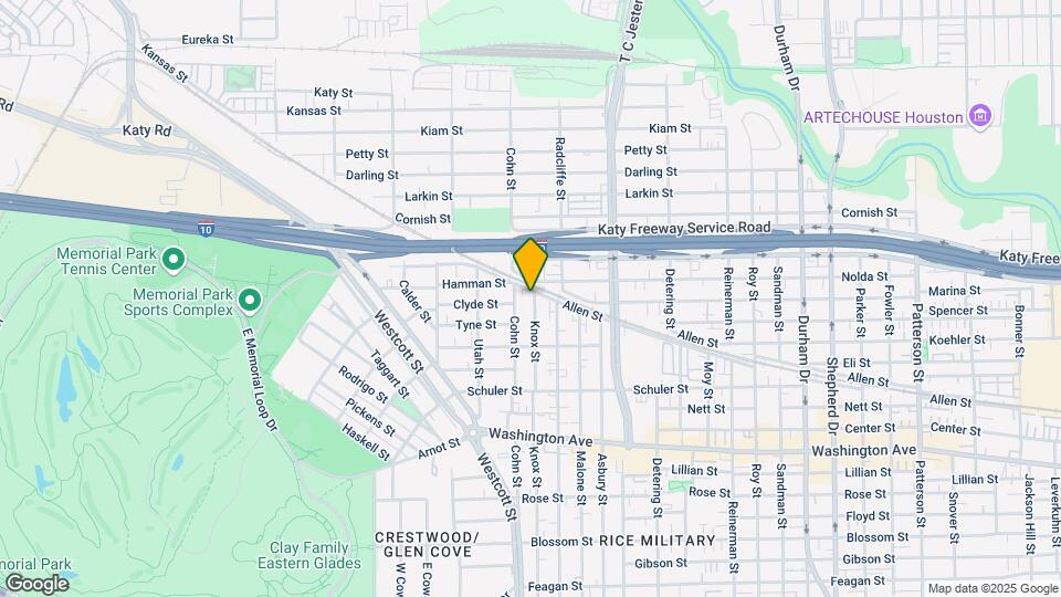 1625 Knox St Map and Location Details