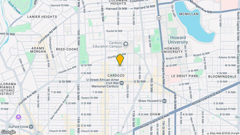 2133 13th St NW Mapa y Detalles de la Ubicación