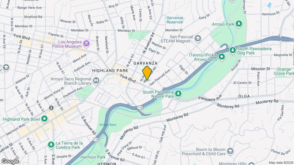 112 N Avenue 66, Unit 17 Mapa y Detalles de la Ubicación