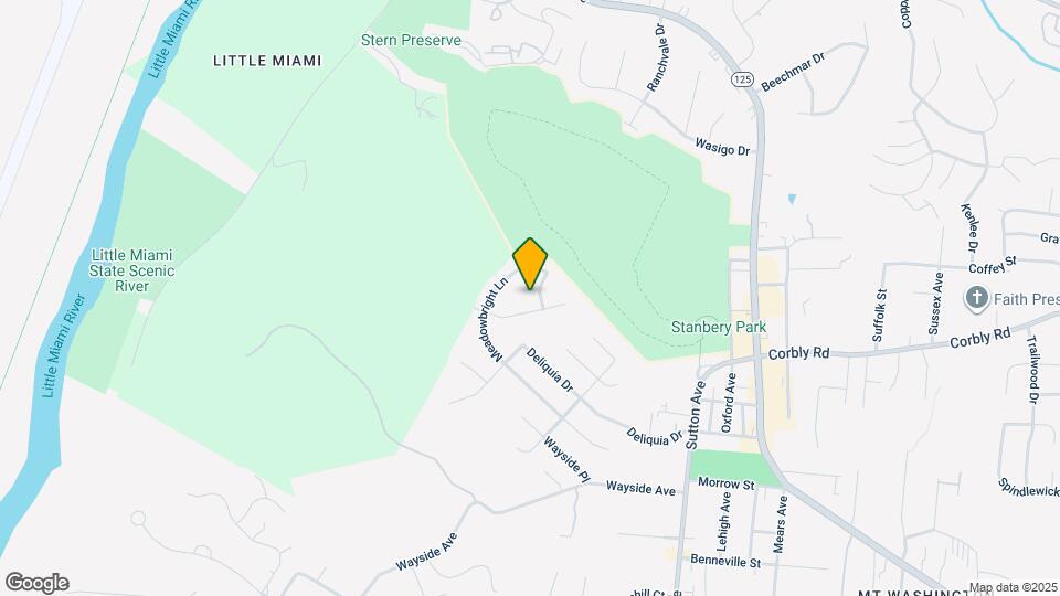 1494 Meadowbright Ln Map and Location Details