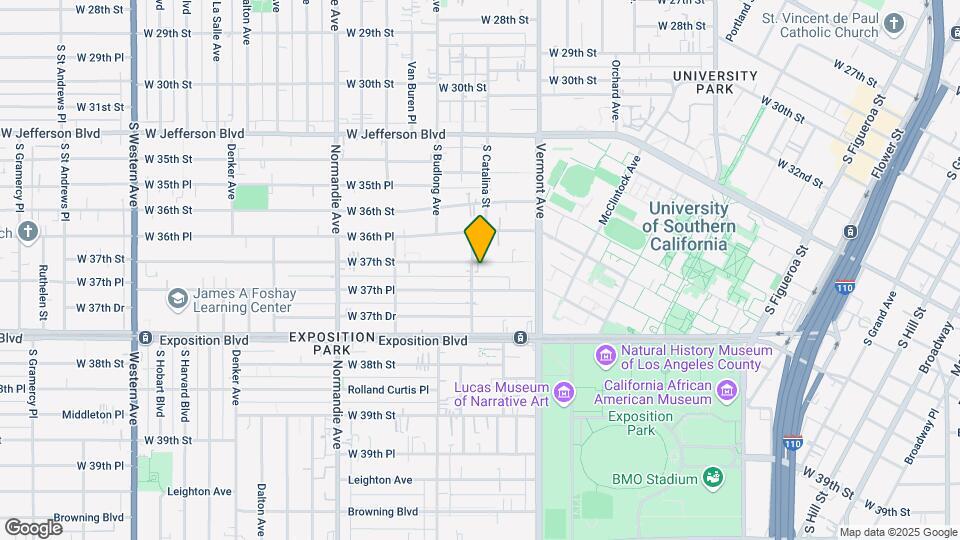 1178 W 37th St Map and Location Details