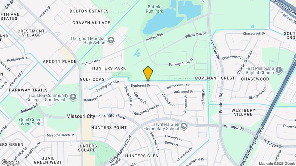 830 Kenforest Dr Map and Location Details