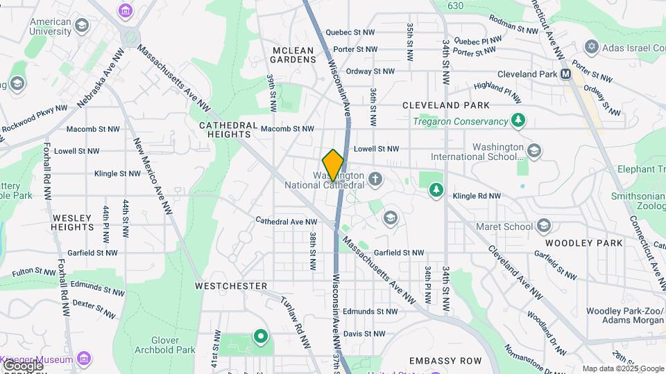 3026 Wisconsin Ave NW Map and Location Details