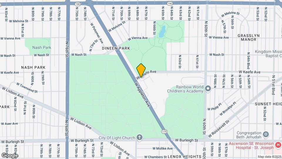 6741 W Keefe Ave Pkwy Map and Location Details
