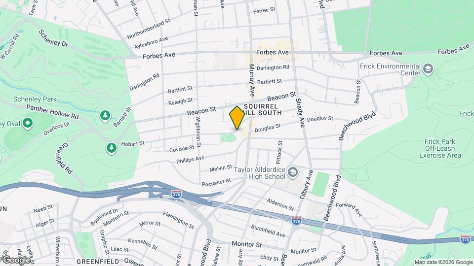 5704 Hobart St Mapa y Detalles de la Ubicación