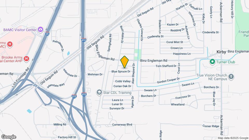 4827 Blue Spruce Dr Map and Location Details
