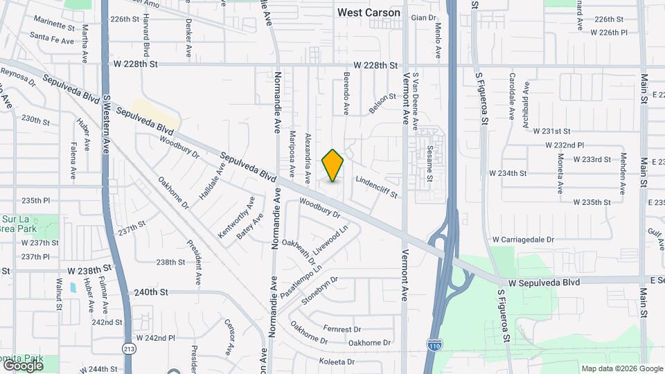 1125 Sepulveda Blvd, Unit K202 Map and Location Details