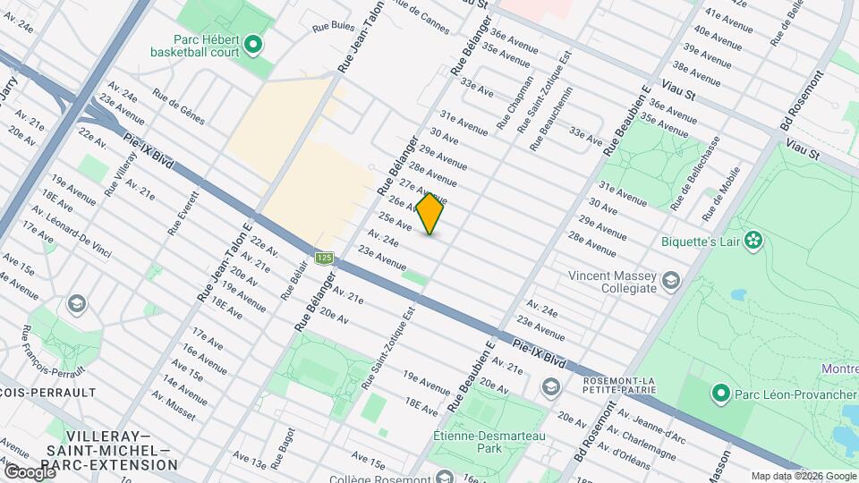 6740 25E Av Map and Location Details