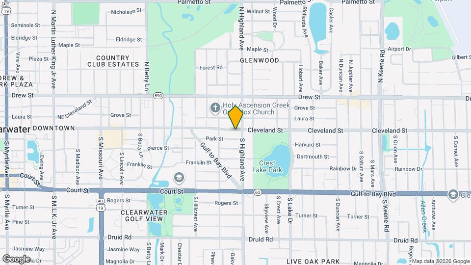 1485 Cleveland St Map and Location Details