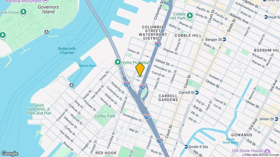 43 Woodhull St, Unit 4 Map and Location Details