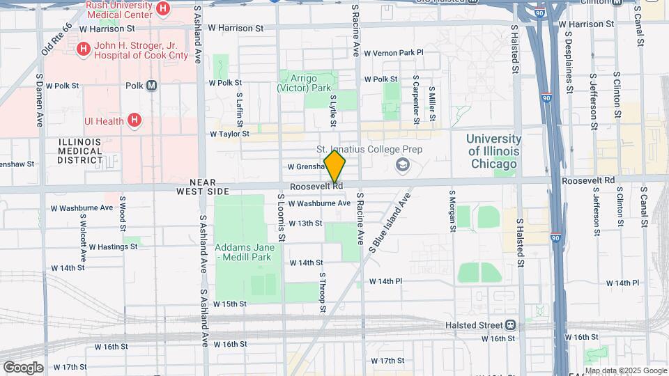 1257 W Roosevelt Rd Mapa y Detalles de la Ubicación