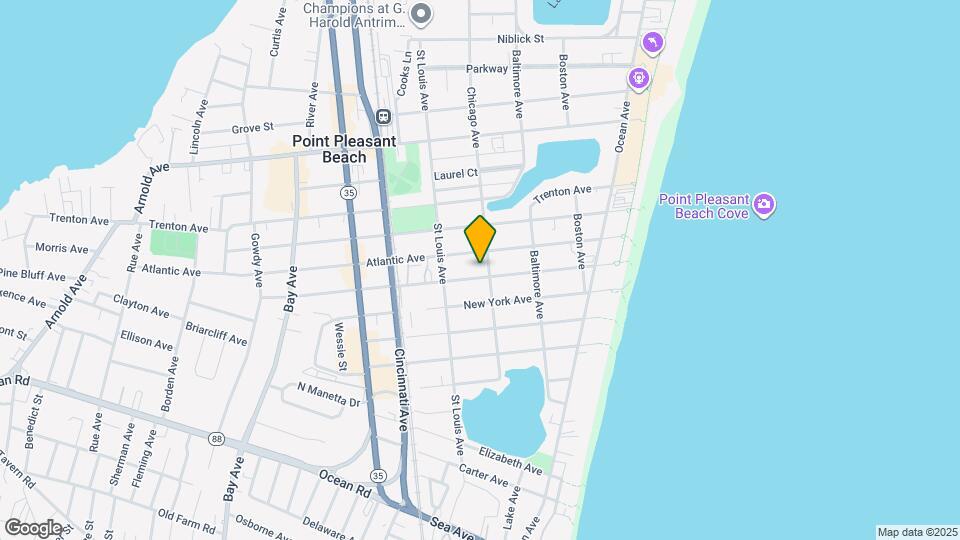 303 NJ-35 Map and Location Details