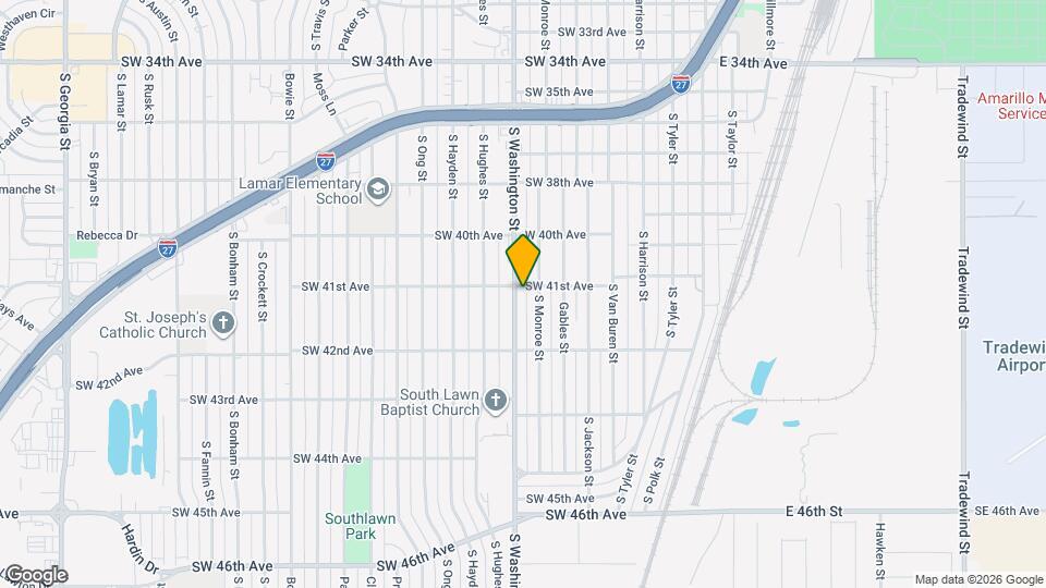 4103 S Washington St Map and Location Details