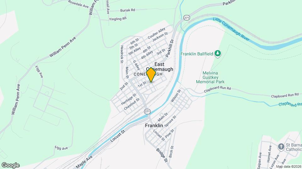 21-23 Locust St Map and Location Details