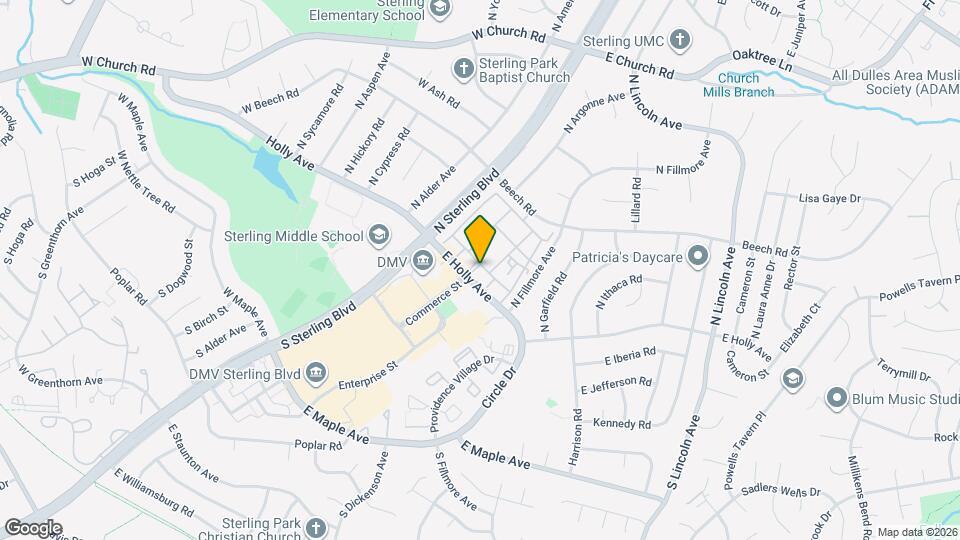 110 N College Dr Map and Location Details