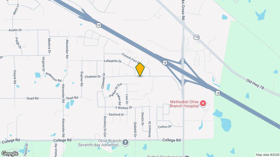 10731 Chateau Dr Map and Location Details