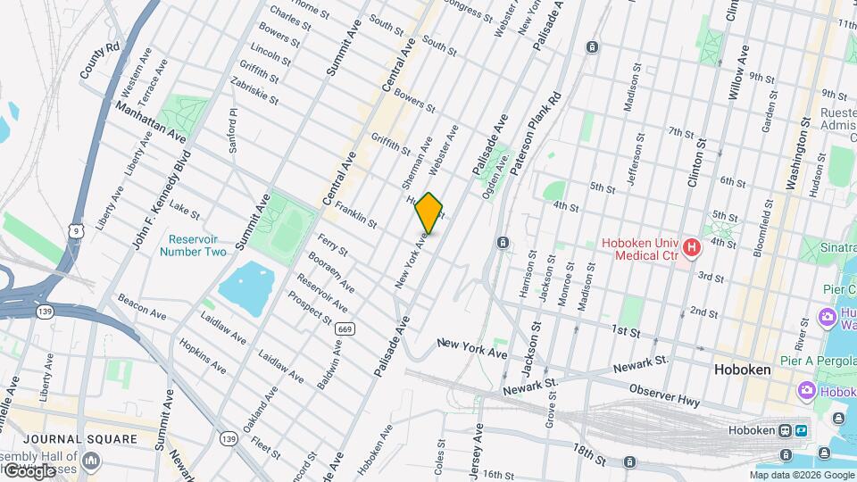 168 New York Ave Map and Location Details