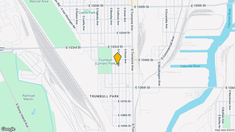 10422 S Calhoun Ave Map and Location Details