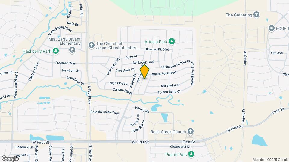 1720 Medina Ln Map and Location Details