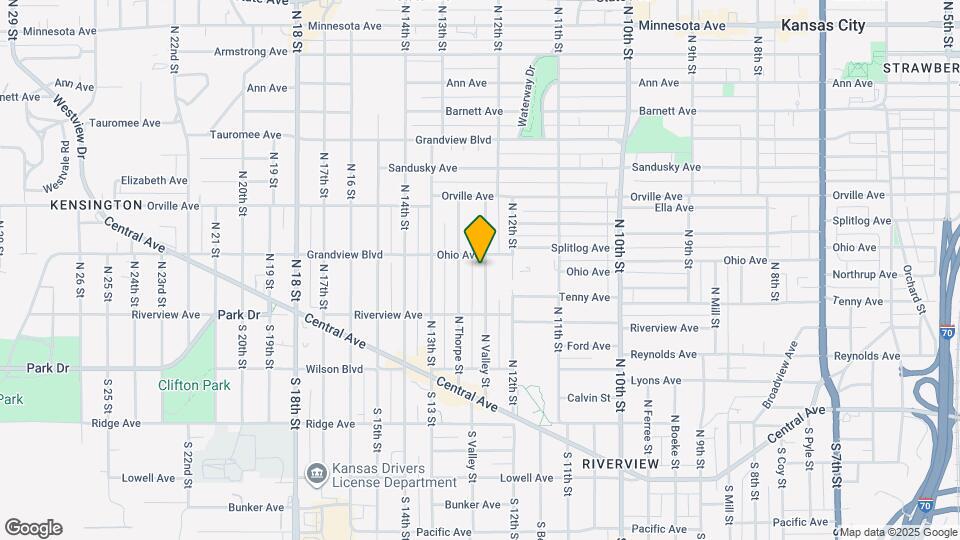 242 N Valley St Map and Location Details