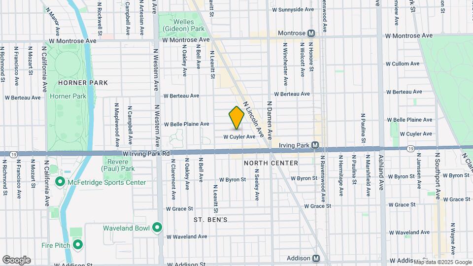 2110 W Cuyler Ave Map and Location Details