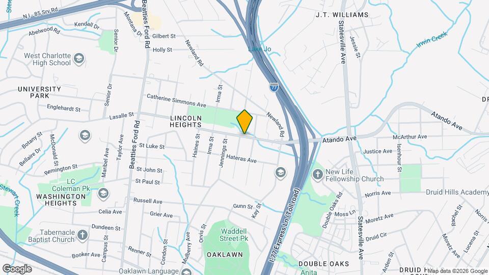 1519 Lasalle St Map and Location Details