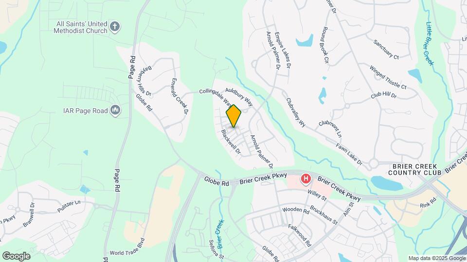 9805 Castain Dr Map and Location Details