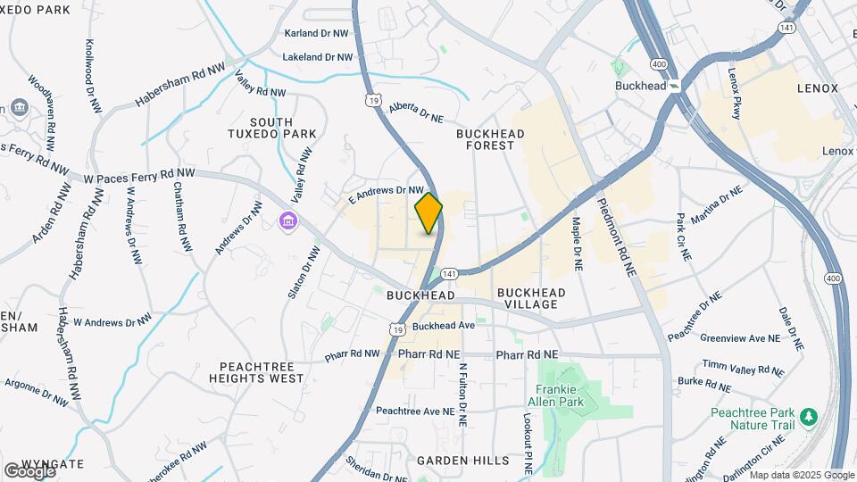 3172 Roswell Rd NW Map and Location Details